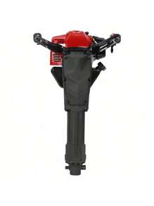 ZhdnBhnos LINSIE 52 CC 2 Stroke Gas Powered Demolition Jack Hammer, 1900W Gasoline Jackhammer Demolition Hammer With 2 Chisels, 6500RPM Heavy Duty Concrete Breaker Demolition Drills For Trenching, Chipping The Best Gift/Present For Family&Friends Happy Christmas - Red - View 10
