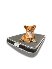 Orthopedic Pet Bed For Cats And Dogs Foldable Mattress Gray Color - 灰色 - 查看 3