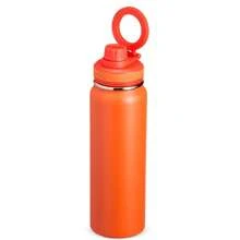 850ml Thermal Bottle With Cell Phone Holder - White - View 5
