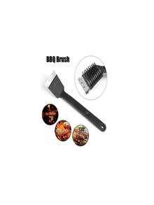 Barbecue Grill Cleaning Brush Spatula Steel Bristles - màu đen - Xem 5