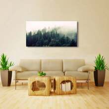 1 Tấm Canvas Trang Trí Giáng Sinh Phong Cách Rustic Poster, Tranh Phong Cảnh Rừng Sương Mù, Nghệ Thuật Treo Tường Canvas, Tranh Treo Tường Tác Phẩm Nghệ Thuật, Sẵn Sàng Treo Làm Quà Tặng, Phòng Ngủ, Văn Phòng, Phòng Khách, Trang Trí Tường, Trang Trí Nhà Cửa Và Ký Túc Xá - Nhiều màu - Xem 9