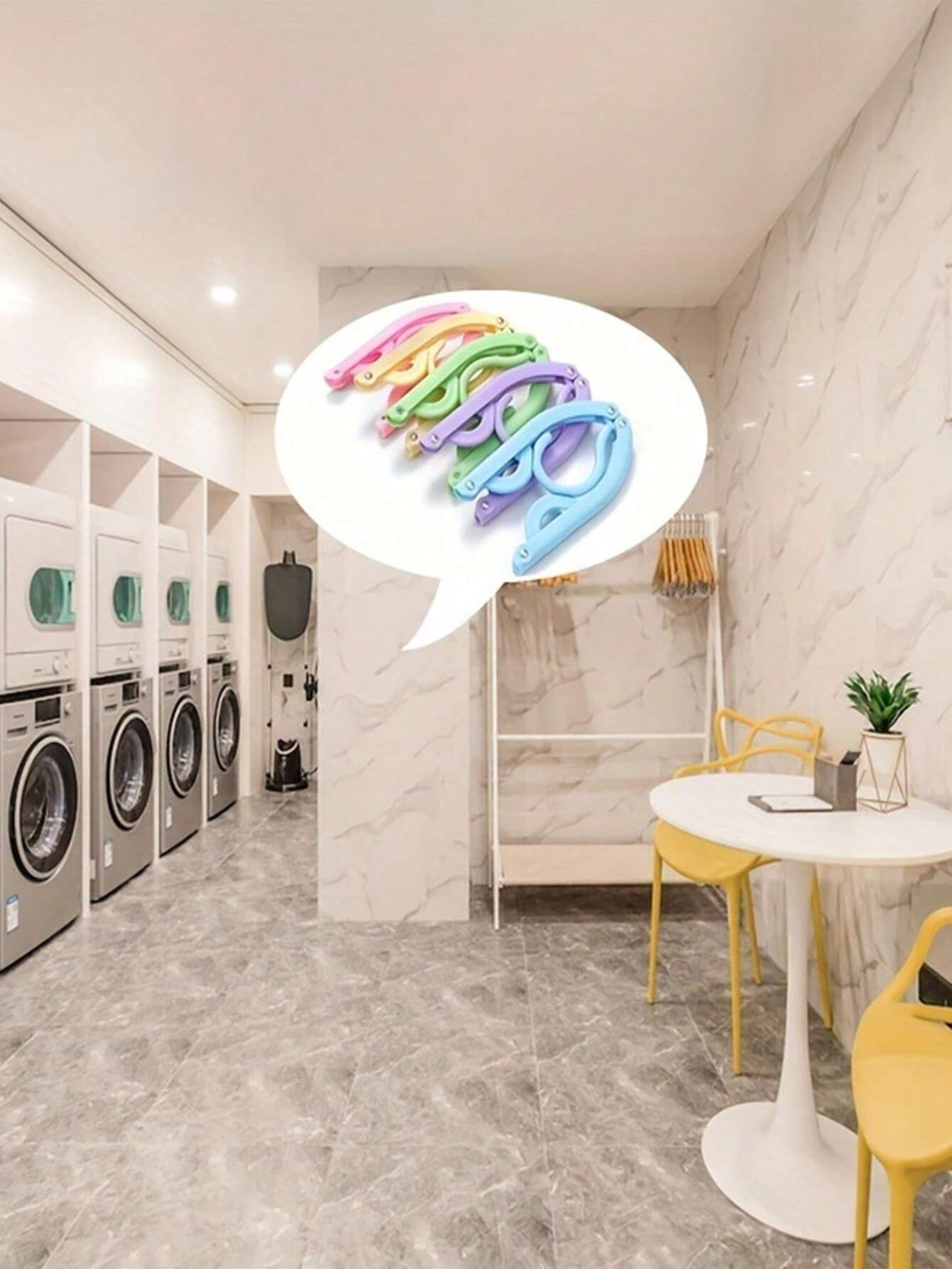 Folding Clothes Hanger, Portable Retractable Collapsible Clothes Drying