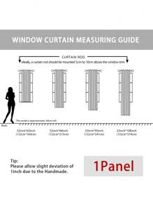 Rèm đơn không thấm nước màu trơn, rèm chắn sáng đơn polyester hiện đại cho ngoài trời - Màu be - Xem 2