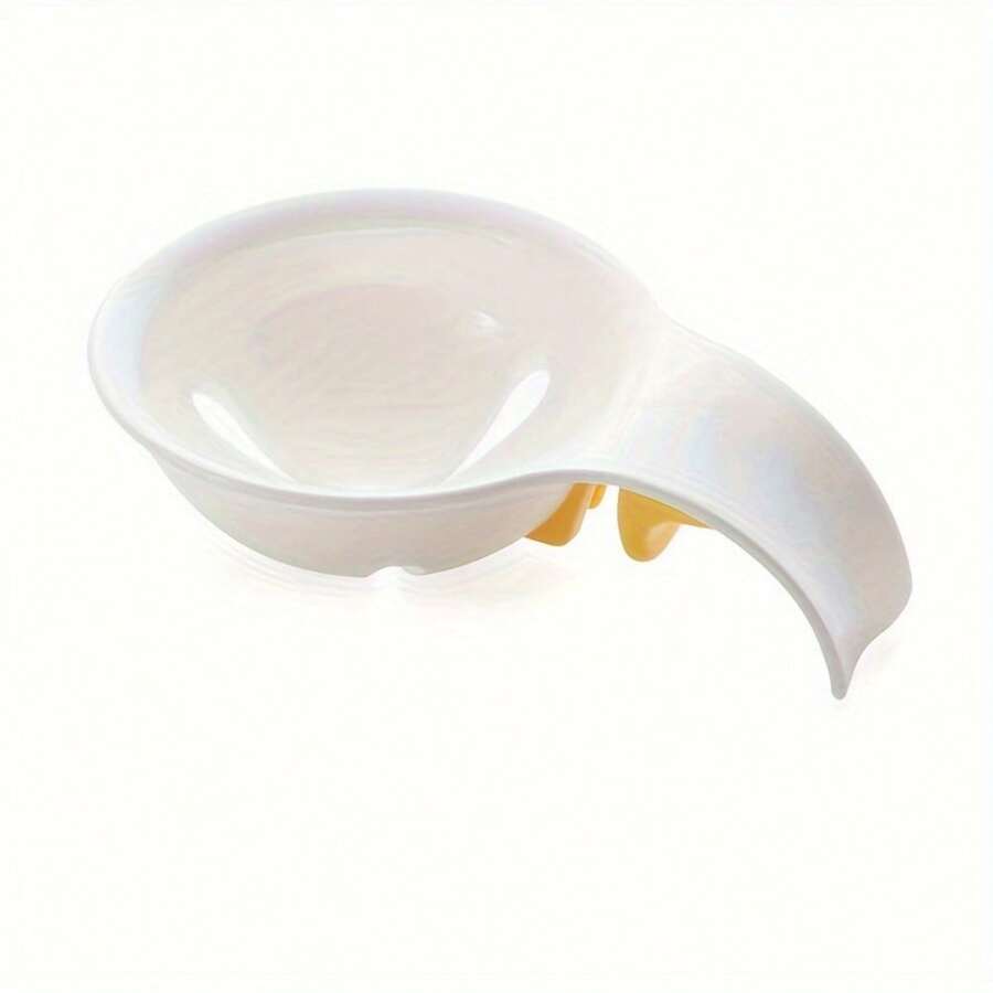 1pc EasyEgg Separator Effortless Yolk And White Divider With Short Handle, Convenient Kitchen