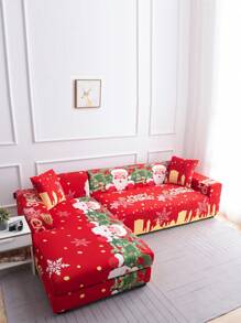 1 tấm bọc ghế sofa họa tiết hoạt hình Giáng sinh & 1 vỏ gối không có ruột - Nhiều màu - Xem 5