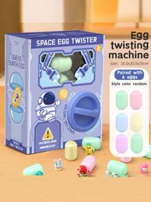 儿童惊喜扭蛋自动售货机娃娃、抓娃娃机、迷你、娃娃扭蛋机、毛绒娃娃抓娃娃机扭蛋机礼物、生日礼物、万圣节，适合男孩和女孩（配件颜色随机发送，手工测量可能有轻微偏差） - 彩色 - 查看 14