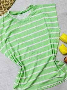 Women's Knitted Shirt - Green - View 3