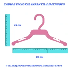 50 Pink Children's Hanger Ideal For Baby Clothes - 淺粉色 - 查看 2