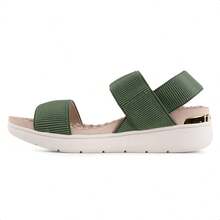 B2 Online Modare Flatform Plain Encore Sandal ORIGINAL With INVOICE And WARRANTY - VERDE MUSGO - Xem 2