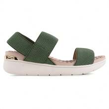 B2 Online Modare Flatform Plain Encore Sandal ORIGINAL With INVOICE And WARRANTY - VERDE MUSGO - Xem 1