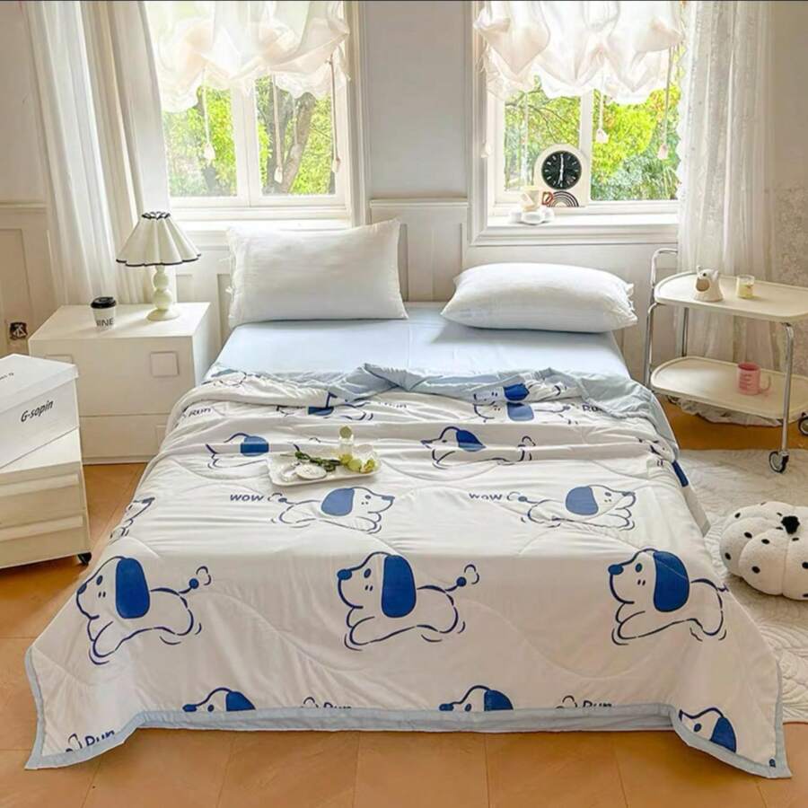 3 PIECE BLANKET SHEET SET - 藍色 - 查看 1