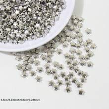 100pcs/Set Golden Color Star CCB Beads, DIY Loose Plastic Beads, Star Shape Spacer Beads For Bracelets, Necklaces, Jewelry Making