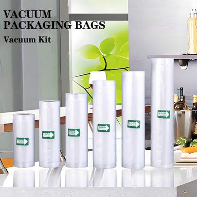 1 Rolls Vacuum Bags For Food Preservation , Reusable, Vacuum Sealer Storage Bags For Deli Meat, Steak, And More , Sous Vide Bags, Household Kitchen Supplies, Home Decoration, Christmas Gifts, Home Gifts, Room Decoration, For Outdoor, Camping