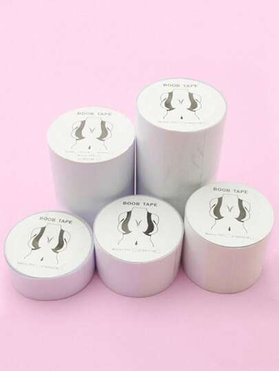 1pc Transparent Elastic Bandage Chest Tape, Breathable Adhesive Bra Lift Tape Trim To Size, Sports Support & Sweat Proof