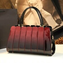 Color-Block Stitching And Folding Color-Changing Business Bags, High-Class Ladies Handbags, Large-Capacity Multi-Layered Multifunctional Female Bags, Shoulder Bags For Party Dinners, Adult Female White-Collar Mommy Bags, Outdoor Travel With Adjustable Shoulder Straps, And Boston Bags For Fashion Dating Parties.