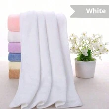 Khăn tắm người lớn dày mềm mại, thấm hút tốt 80g 35*7cm, không xơ vải, dùng tại nhà - Nhiều màu - Xem 14