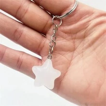 1 chaveiro criativo de estrela que brilha no escuro, adequado para bolsas e mochilas, presente perfeito para festas e aniversários, acessórios para carro, mochilas, acessórios para escola, cordão gótico fofo para bolsa Y2K com porta-identidade, acessórios para carro, pingentes para bolsa