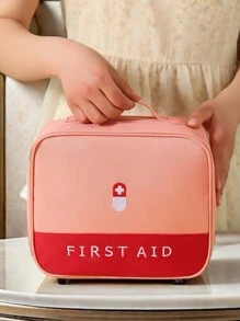 1pc Portable Weekly Medicine Organizer, Multilayer Travel Pill Box, Waterproof Vitamin Supplement Storage Container, Pocket-Sized Medication Case For Everyday Use And Travel