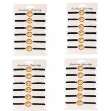 24 Stücke San Benito Armband, handgemachtes rotes schwarzes Knoten Armband, verstellbares Medaillon Armband, Glück geflochtenes Armband, Benediktinische Gelassenheit Segen Freundschaft Armband Geschenk für Mütter Frauen Männer