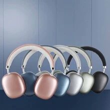 Auriculares inalámbricos, auriculares de diadema con Bluetooth, a prueba de ruido, con micrófono, retráctiles, excelente regalo para amigos, para viajes al aire libre, oficina, regalo considerado para hombres y mujeres, batería de 400mAh