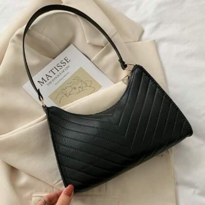 Bolsa Baguete Feminina Pequena Estilosa Barata Tiracolo Transversal de Ombro Pequena Estilosa Barata