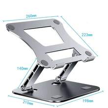 Giá đỡ điện thoại di động, máy tính bảng, giá đỡ máy tính xách tay bằng hợp kim nhôm có thể điều chỉnh, giá đỡ máy tính bảng, giá đỡ máy tính xách tay đa năng, giá đỡ gấp gọn, giá đỡ làm mát - Nhiều màu - Xem 6