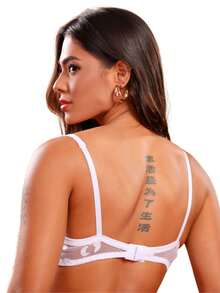 Kit Of 2 Single Bras With Cups And Lace Tulle From Moda Intima - Nhiều màu - Xem 8