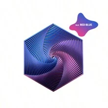 1pc - Novo produto transfronteiriço: Fractal Fidget Hexagon Stress Reliever, brinquedos criativos, brinquedos para aliviar o estresse (adequados para adultos aliviarem o estresse, amigos para interagir e brincar)