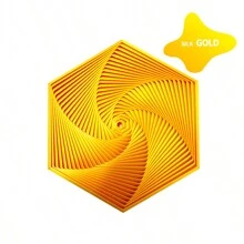 1pc - Novo produto transfronteiriço: Fractal Fidget Hexagon Stress Reliever, brinquedos criativos, brinquedos para aliviar o estresse (adequados para adultos aliviarem o estresse, amigos para interagir e brincar)