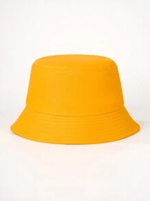 1pc Solid Color Bucket Hat, Suitable For Street, Party, Outdoor Activities In Autumn And Winter, Y2K Style Winter Outfits,Summer,Beach,Holiday,Travel - Bucket Hat - View 30