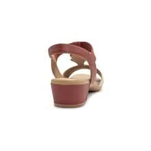 Usaflex Women's Casual Block Heel Sandal MM0801 - 紅陶 - 查看 4