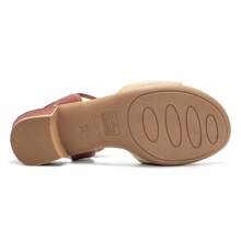 Usaflex Women's Casual Block Heel Sandal MM0801 - 紅陶 - 查看 5