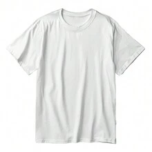 Kit Of 3 Men's Oversized T-Shirts Premium Cotton Plain Fashion Streetwear Caramel/White - 彩色 - 查看 3