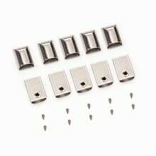 10 件/包银色、金色和枪色方形拉尾金属拉链头，适用于行李箱、背包和包袋 - 多色 - 查看 14