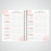 2025 Women's And Men's Annual Agenda 200 Pages - With Weekly Monthly Financial Control - 糖果 - 查看 5