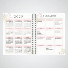 2025 Women's And Men's Annual Agenda 200 Pages - With Weekly Monthly Financial Control - 糖果 - 查看 4