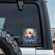 Sacred Flower Stickers To Enhance Your Riding Charm, Made Of PVC Material, Suitable For Cars, Motorcycles, Laptops, Smooth Anti-Scratch Surface, Great For Bumpers, Trucks, SUVs And Luggage