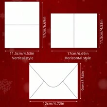 10 thiệp chúc mừng Giáng sinh, phong bì, hộp quà Giáng sinh, bưu thiếp cảm ơn và chúc phúc cho doanh nghiệp, thiệp cảm ơn, đồ trang trí Giáng sinh thích hợp để tặng cho bạn bè, gia đình, đồng nghiệp và các đồ trang trí ngày lễ khác - Nhiều màu - Xem 5