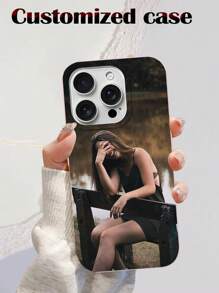 1 Stück vollständig bedruckter Ledertextur Handyhülle mit großer Kameraöffnung, kompatibel mit Apple 16 15 14 13 12 11 promax, stilvolle, farbige, vintage, süße, zurückhaltende, witzige, individuelle, personalisierte, einzigartige, maßgefertigte Geschenkidee für ihn, sie, Freund, Freundin, Familie, Großeltern, Paar, Jahrestage, Geburtstage