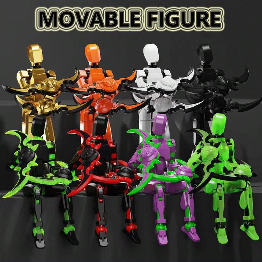 Flexible GlowInTheDark Articulated Illidan Figure Fully Posable DIY