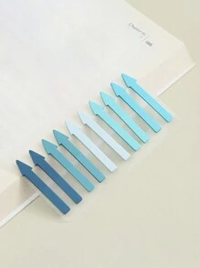 200 Pieces/Card PET Arrow-Shaped Sticky Notes, Translucent Color Highlight Index Labels, Waterproof Mini Bookmark Strip Sticky Notes, Suitable For Home And Office Use Back To School