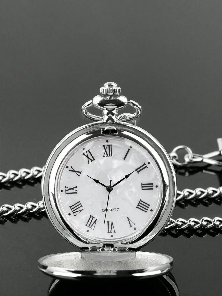 Hombres Reloj de bolsillo de cuarzo minimalista