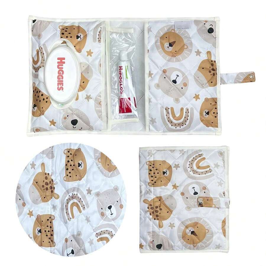 Diaper Holder Wet Wipes Ointment Maternity Bag Baby Boy Girl - Ready For Delivery - TỜ GIẤY - Xem 1