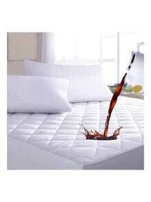 Portector Para Colchón Impermeable Matrimonial Cubre Colchon - Blanco - Ver 1