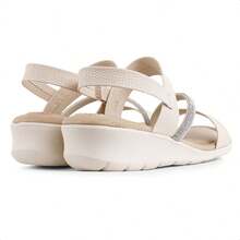 B2 Online Modare Women's Platform Rhinestone Sandal ORIGINAL With INVOICE And WARRANTY - NUDE / BEGE - 查看 3