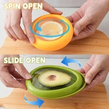 Silicone Fruit Storage Box - Set Of Reusable Storage Containers For Fridge - Ideal For Tomatoes, Avocados, Onions, Lemons, And Potatoes,Safe Storage - Redwood - View 4