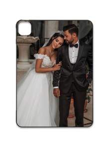 Customized IPad Case, Personalized IPad Case, Unique IPad Case, DIY IPad Case, Black IPad Case Gift, Couple IPad Case, Photo Customization, Image Customization, Pet Photo Customization, Customized Gift