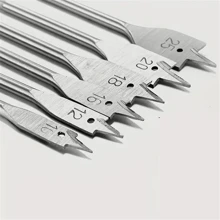 6件装三尖木工扁钻木工钻头六角柄开孔器套装扁钻头木板打孔器