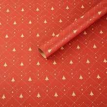 1 张，圣诞节，各式圣诞包装纸，节日礼盒包装纸，DIY 装饰包装纸，牛皮纸，铜版纸，装饰感恩节，时尚多功能礼品包装纸，完美的礼品包装 - 彩色 - 查看 22