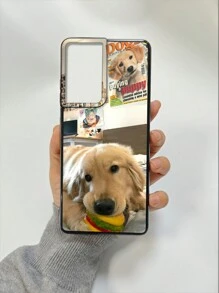 定制手机壳、DIY手机壳、独特手机壳、手机壳礼品、定制礼品手机壳、情侣手机壳、照片打印手机壳、男友/女友照片手机壳、宠物照片打印手机壳，兼容和Galaxy - 黑色 - 查看 45